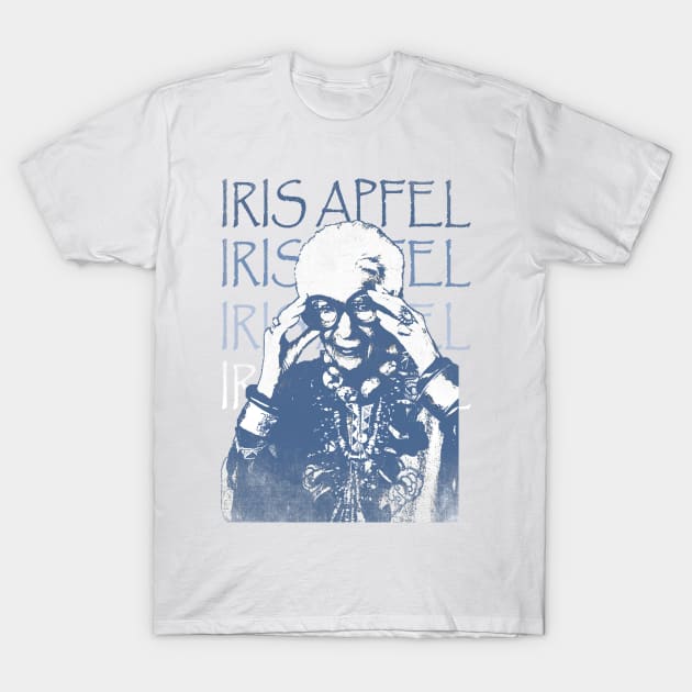 Iris-Apfel T-Shirt by nikalassjanovic